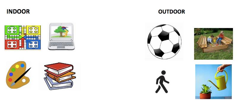 indoor and outdoor activities